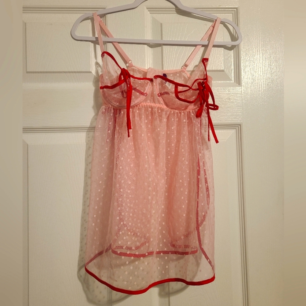 AdoreMe Pink Babydoll Set